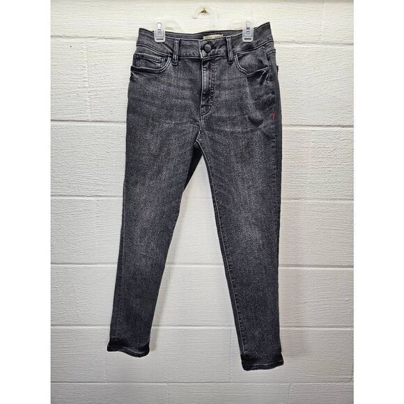 Warp + Weft JFK NY City Women's Mid-Rise Skinny Denim Jeans Black Size 27 - Picture 1 of 10